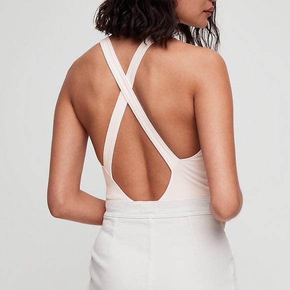 Aritzia Wilfred Marie cross back bodysuit - Picture 4 of 6